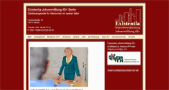 Desktop Screenshot of existentia-job.de